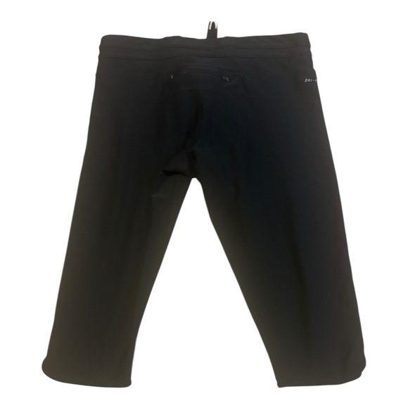 NIKE Dri-Fit Tech Capris Running Legging Pants Black Size XL - Picture 3 of 5